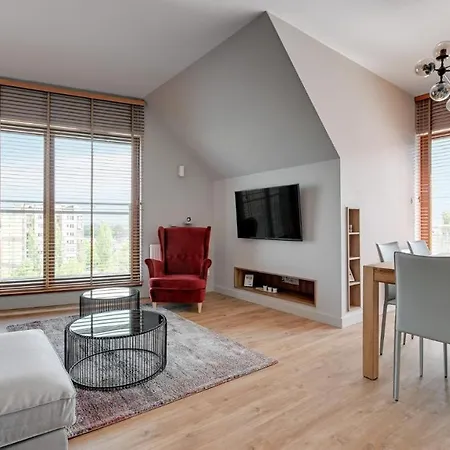 Apartment Nowa Motlawa Spa, Pool, Gym & Parking By Downtown Gdansk
