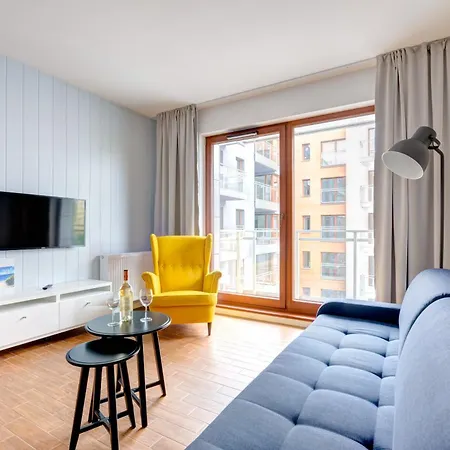 Nowa Motlawa Spa, Pool, Gym & Parking By Downtown Apartment Gdansk